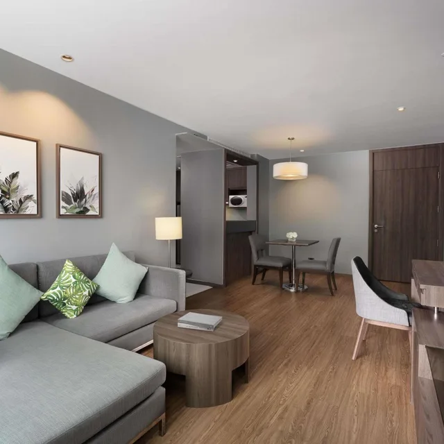 شقة تنفيذية بسرير كينج بغرفة نوم واحدة، Novotel Living Bangkok Sukhumvit Legacy 2/5