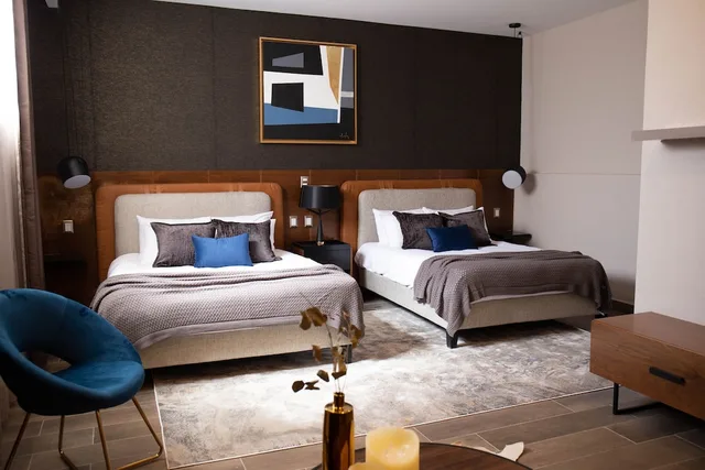غرفة غراند بسريرين كوين، Hotel Boutique Corazon Mexicano 1/1