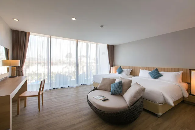 غرفة ديلوكس ثلاثية، Asira Boutique Huahin Hotel 2/9
