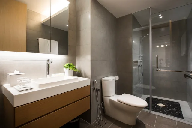 غرفة تنفيذية بسريرين منفصلين بغرفتي نوم، Pinetree Marina Resort 1/1