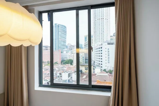 Go, Basic, Apartment, 2 Double Beds, Electronic Cigarette Only، Book and Bed-People's Square 7/10