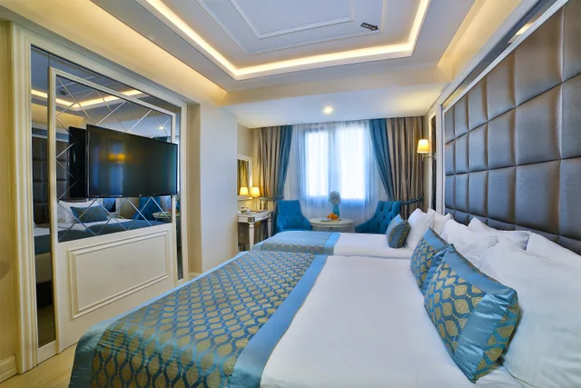 غرفة ديلوكس ثلاثية، Buke Hotel Sisli Istanbul 4/4