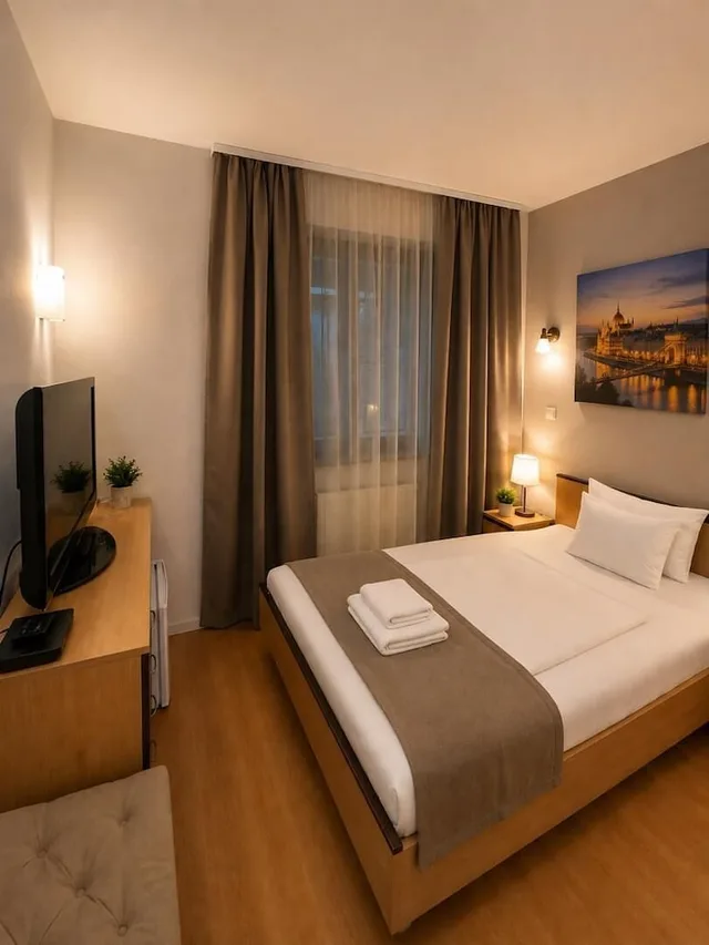 غرفة أساسية بسرير كينج، Esprit Hotel Budapest 8/10
