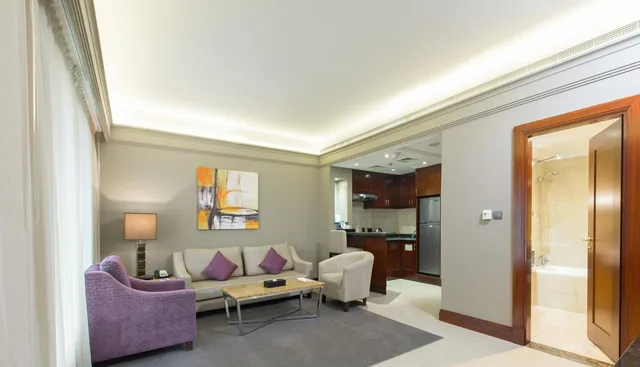 جناح ديلوكس بسرير كينج بغرفة نوم واحدة، Somewhere Hotel Apartments 5/6