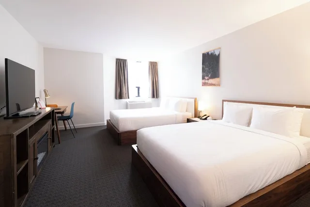 غرفة ديلوكس بسريرين كوين بإطلالة على المدينة، Adara Hotel 4/6