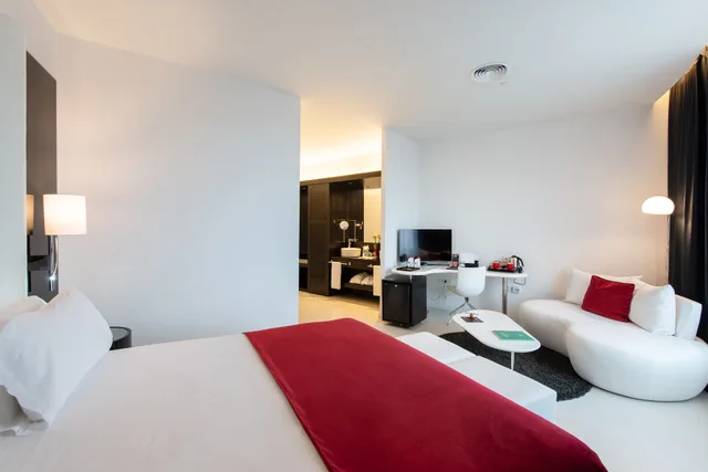 غرفة ديلوكس بسرير مزدوج، Porta Fira Hotel 1/3