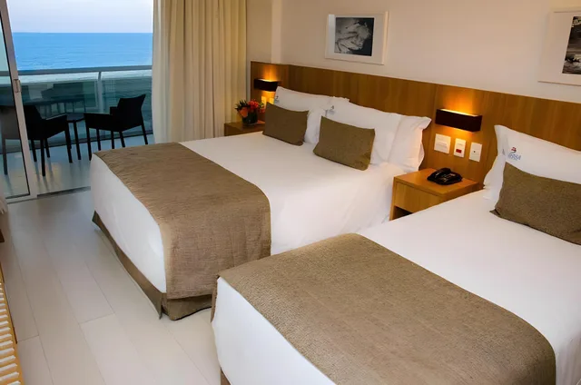 غرفة بإطلالة على البحر بشرفة، Riale Brisa Barra Hotel 1/1