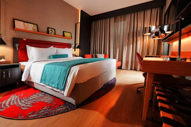 غرفة قياسية بسرير مزدوج، رمادا إنكور باي ويندام كورنيش الخبر(Ramada Encore by Wyndham Al Khobar Corniche) 3/3