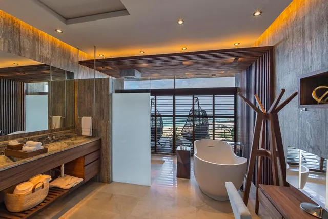 3 Bedrooms, Walkout, Residence, 1 King and 2 Queen Beds, Beach Front, Terrace, Garden Floor، The Residences at Solaz, a Luxury Collection Resort, Los Cabos 4/4