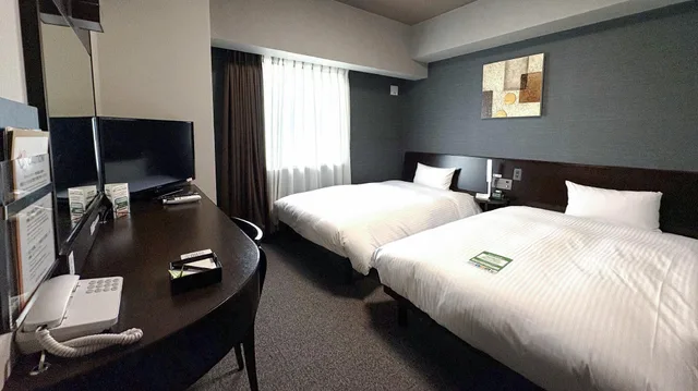 غرفة حصرية كومفورت بسريرين منفصلين للمدخنين، Hotel Route Inn Utsunomiya 1/1