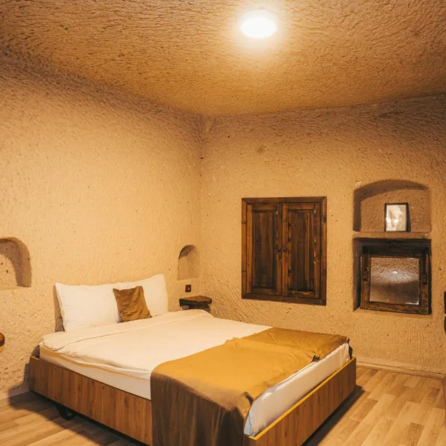 غرفة قياسية بسرير مزدوج، Mia Cappadocia Cave Hotel 3/10