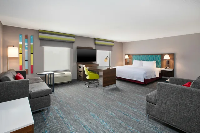 استوديو بسرير كينج لذوي الإعاقة، Hampton Inn Detroit/Utica-Shelby Township 2/4
