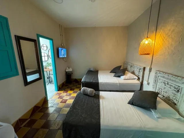 غرفة ثلاثية بحمام خاص، Casa Hotel Las Hortensias 3/4