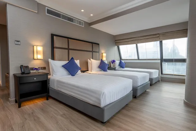 غرفة ثلاثية ركنية بثلاثة أسرّة، NH Bangkok Sukhumvit Boulevard 3/9