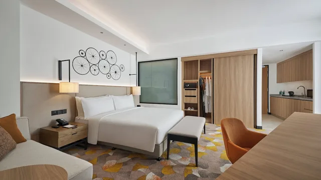 جناح بسرير فردي بغرفة نوم واحدة بمطبخ صغير، Holiday Inn & Suites PENANG PRAI 2/7