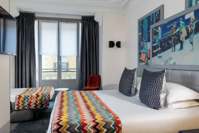 غرفة ثلاثية بسريرين منفصلين مع أريكة، Hotel Palym 4/8