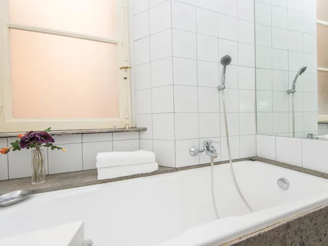 شقة بسرير كوين وسريرين منفصلين بشرفة بغرفتي نوم، RSH Ara Pacis Terrace Apartment 10/10