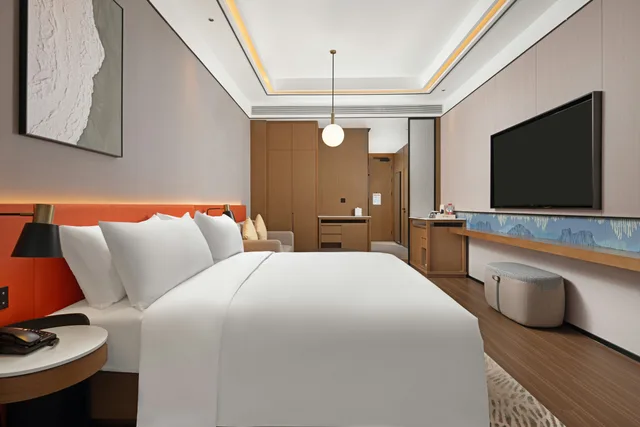 غرفة بسرير كينج لذوي الإعاقة، Hilton Garden Inn Urumqi Exhibition Center 1/2
