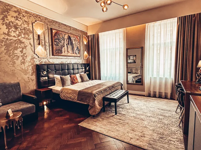 غرفة سوبيريور بسرير مزدوج أو سريرين منفصلين مع سرير إضافي بمطبخ صغير، Alfons Boutique Hotel 4/7