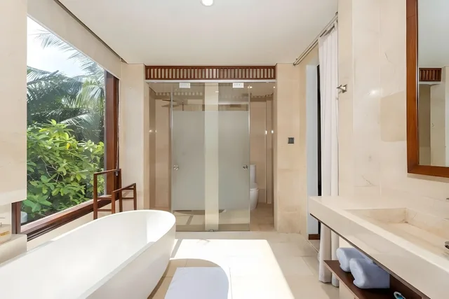 غرفة غراند ديلوكس بسريرين منفصلين بشرفة، Hoi An Eco Lodge & Spa 9/10