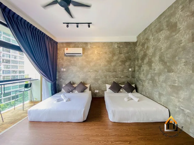 Family, Studio, 2 Queen Beds, Palazio Serviced Apartment 3/9