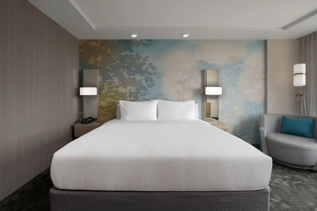 استوديو بسرير كينج مع أريكة، Courtyard by Marriott Edina Bloomington 3/4