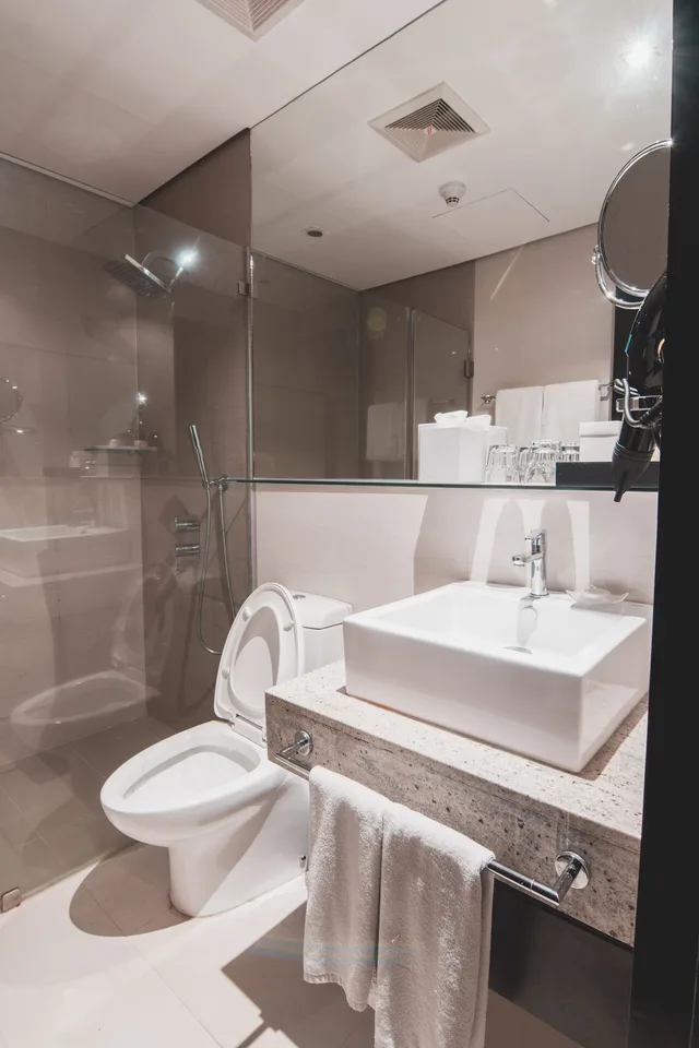 غرفة ديلوكس بسريرين مزدوجين، F1 Hotel Manila BGC 5/6