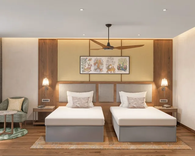 غرفة سوبيريور بسريرين منفصلين، Taj Damdama Lake Resort & Spa, Gurugram 1/3
