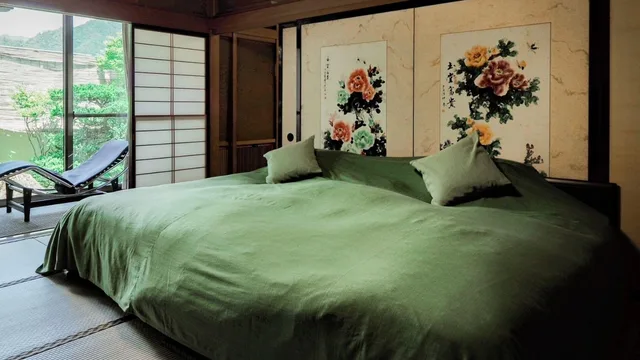 Japanese Western, Semi Room, Premium, Suite, Garden View, Outdoor Bath، Yatsusankan 1/1