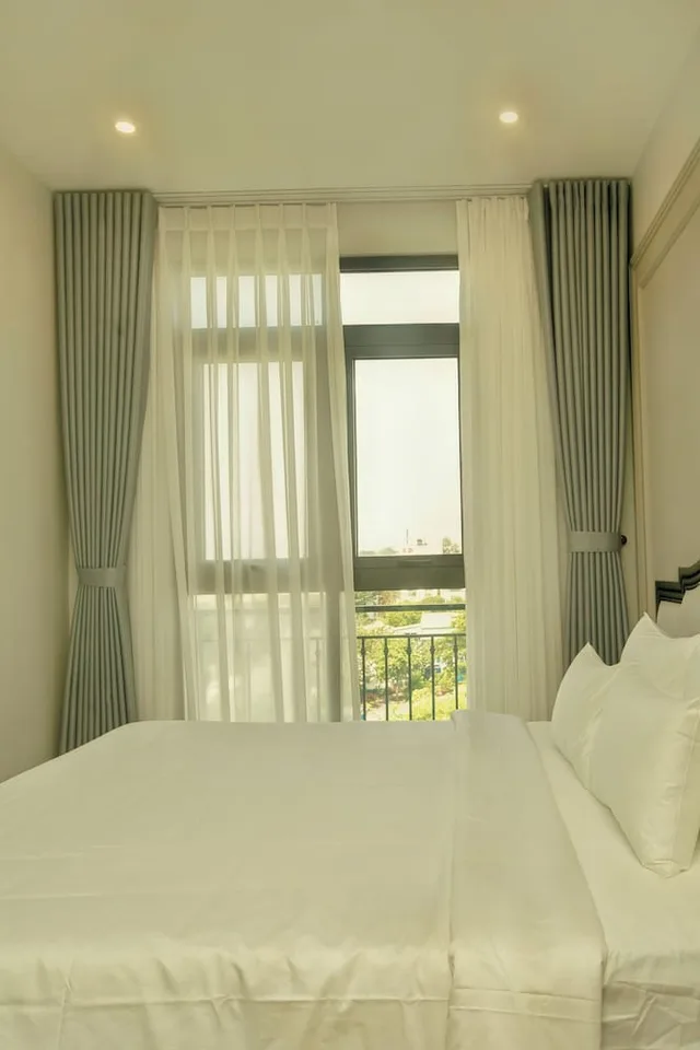 جناح بسرير كينج بإطلالة على المدينة، Anvi Saigon Boutique Hotel 3/8