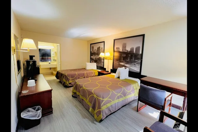 2 Full Beds Non-Smoking، Ashland Studio Inn By OYO Richmond North near Kings Dominion 2/3