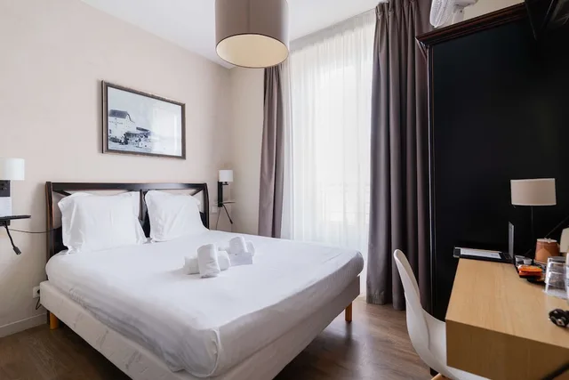 غرفة كلاسيكية بسرير مزدوج بإطلالة على المدينة، Best Western Hotel De La Plage 7/9