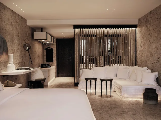 Eos, King Bed, Garden View, Sofa، O by Myconian, Mykonos, a Member of Design Hotels 1/9