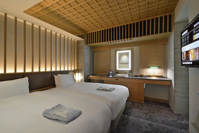 غرفة بسريرين منفصلين تُحدَّد حسب التوفر، Hotel Hillarys Akasaka 4/7