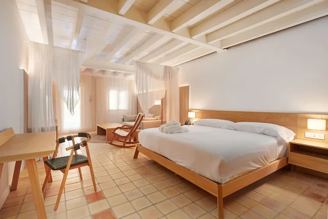 غرفة جونيور بسرير كينج بشرفة، Es Figueral Nou Hotel Rural & Spa - Adults Only +12 1/3