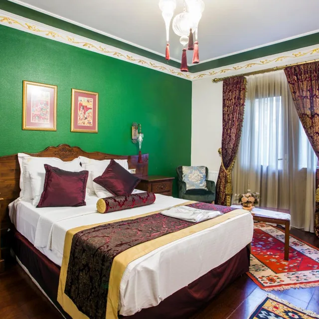 غرفة بسرير مزدوج بشرفة، Garden House Istanbul 4/10