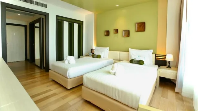 غرفة ديلوكس بسريرين منفصلين، A Te Chumphon Hotel 2/3