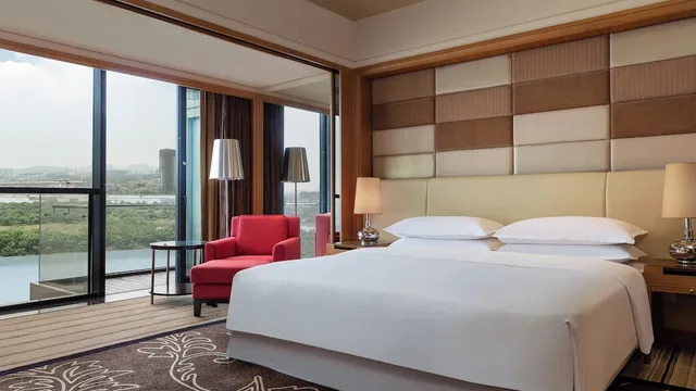 غرفة بسرير كينج بإطلالة على النهر، Sheraton Shunde 10/10