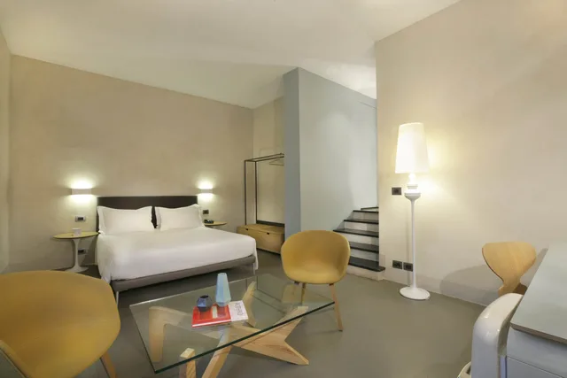 غرفة ديلوكس بسرير مزدوج أو سريرين منفصلين بإطلالة، Hotel Palazzo Grillo 3/8
