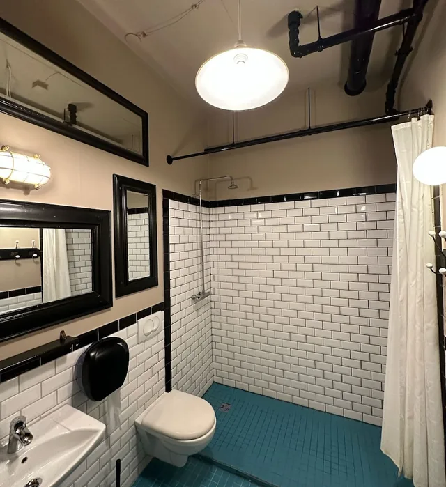 غرفة بسرير مزدوج بحمام مشترك، Kex Hostel Reykjavík 6/8