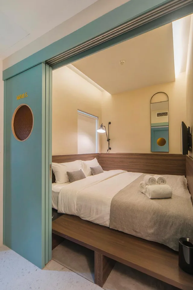 غرفة عائلية بسريرين كينج، The Great Madras By Hotel Calmo 2/2