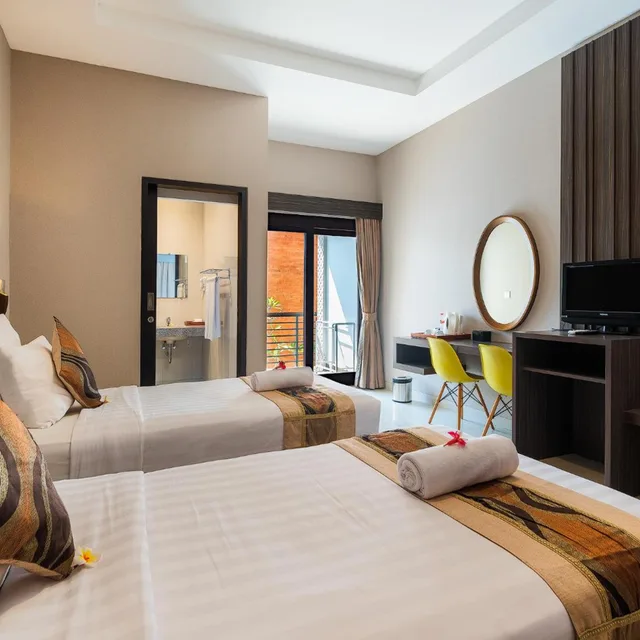Deluxe, Twin Beds, Sea View, Padma Sari Hotel 7/10