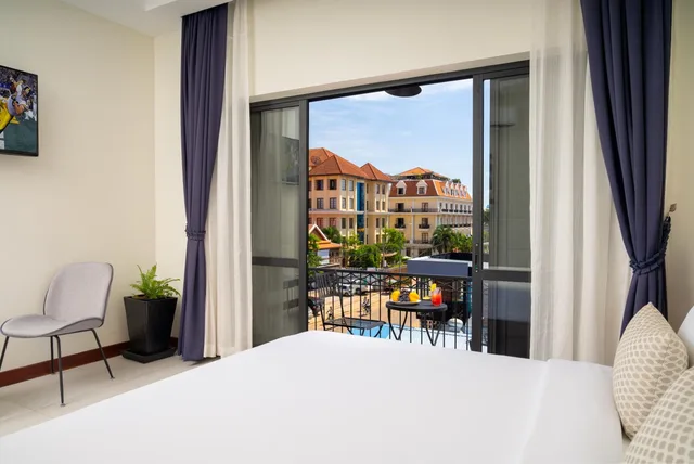 غرفة كلاسيكية بسرير كينج بإطلالة على المدينة، Blanc Smith Residence 3/3