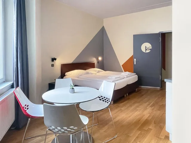 غرفة سوبيريور عائلية بسريرين منفصلين وسرير بطابقين، Say Cheese Leipzig Hotel and Hostel 5/9
