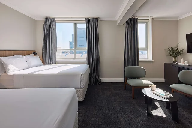 غرفة عائلية بسريرين مزدوجين، Pensione Hotel Perth 1/2