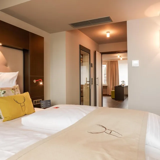 جناح بسرير كينج، Hotel Platzhirsch 2/9