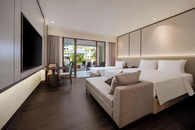 جناح عائلي بسرير كوين وسرير فردي، Aston Kuta Hotel and Residence 2/3