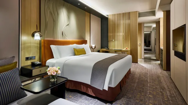 غرفة ديلوكس بسرير مزدوج أو سريرين منفصلين، Intercontinental Hotels Zhuhai 1/2