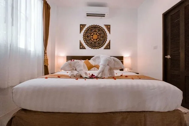 فيلا بريميوم بسريرين كينج بإطلالة على المسبح بغرفتي نوم مع أريكة بمسبح خاص، Lux Family Villas 7/10