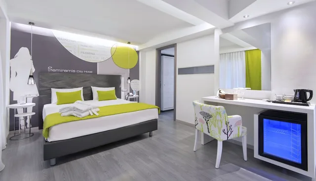 غرفة قياسية بسرير مزدوج، Semiramis City Hotel 1/8
